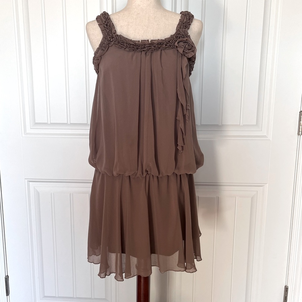 Ya Las Angeles dress, Taupe, size Medium